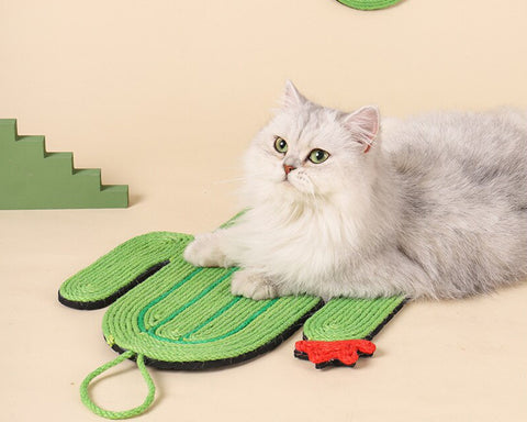 Cat Scratch Mat, Avocado Cat Scratch Board, Cactus cat scratch mat, Quirky Designs Cat Scratch Mats