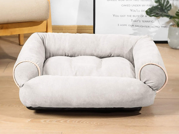 Large Luxurious Dog Sofa Bed, Pet Soft Sofa Basket Bed