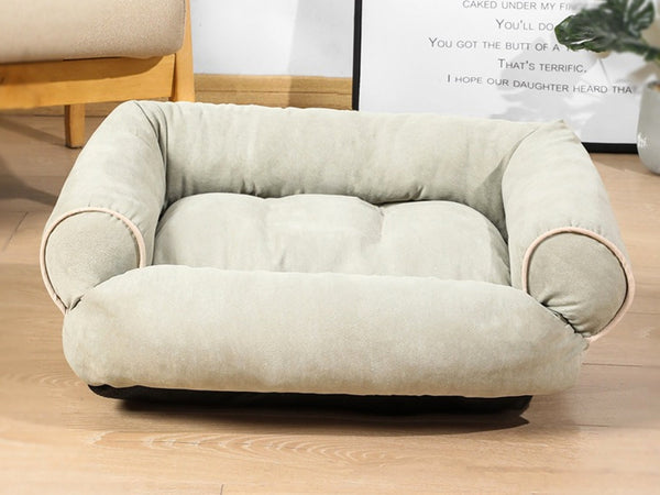 Large Luxurious Dog Sofa Bed, Pet Soft Sofa Basket Bed