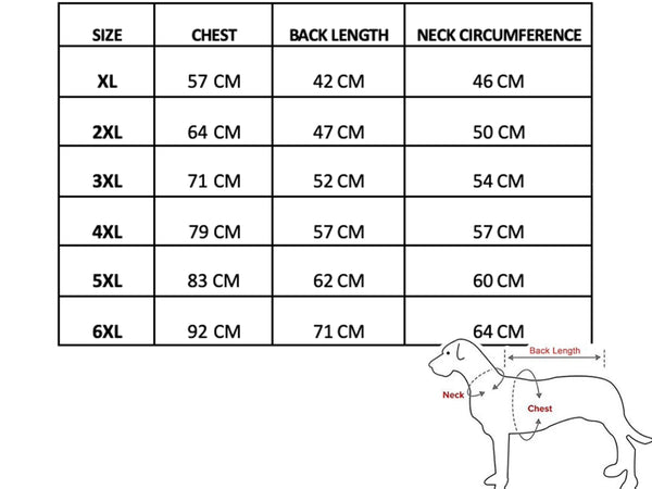 Large Dog Warm Winter Waterproof Vest, Weatherproof Warm Coat for Big Dogs