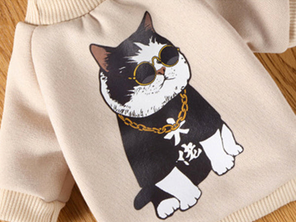 Dog Fleece Sweatshirt, Cat and Dog Funny Cartoon Sweaters, Unicorn Warm Fleece Sweatshirt for Pets, Cute Funny Sweatshirts For Cats And Dogs