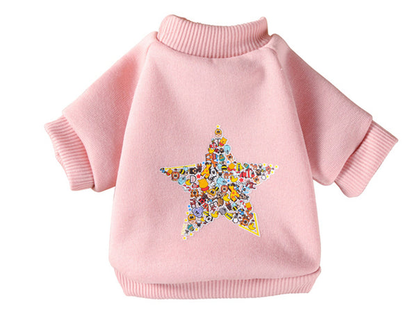 Dog Fleece Sweatshirt, Cat and Dog Funny Cartoon Sweaters, Unicorn Warm Fleece Sweatshirt for Pets, Cute Funny Sweatshirts For Cats And Dogs