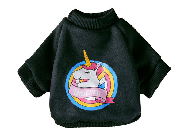 Dog Fleece Sweatshirt, Cat and Dog Funny Cartoon Sweaters, Unicorn Warm Fleece Sweatshirt for Pets, Cute Funny Sweatshirts For Cats And Dogs